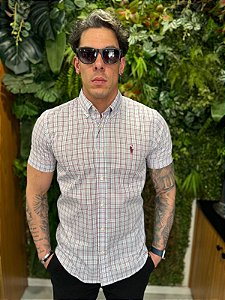 Camisa xadrez manga curta Ralph Lauren