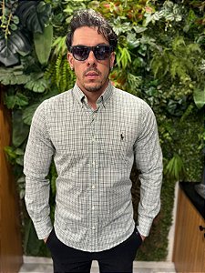 Camisa social xadrez