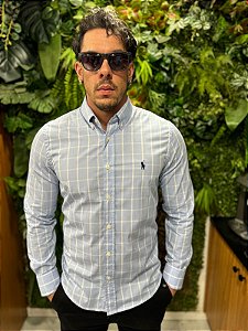 Camisa social xadrez