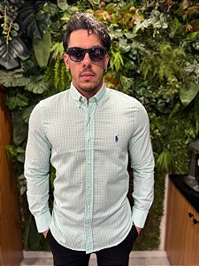 Camisa social xadrez