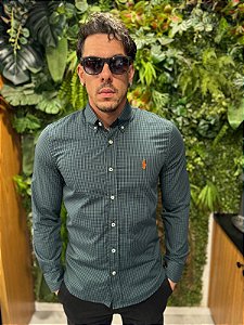 Camisa social xadrez