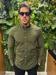 Camisa social xadrez