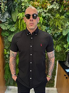 Camisa Ralph Lauren Oxford manga curta