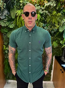 Camisa Ralph Lauren Oxford manga curta