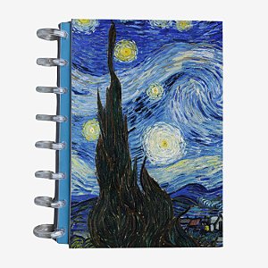 Caderno de Discos "Noite Estrelada de Van Gogh"
