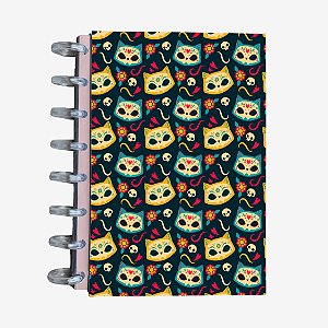 Caderno de Discos “Gatinhos Día de los Muertos”