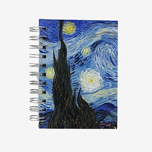 Caderno Wire-o “Noite Estrelada de Van Gogh”
