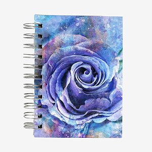 Caderno Wire-o “Rosa em Aquarela”