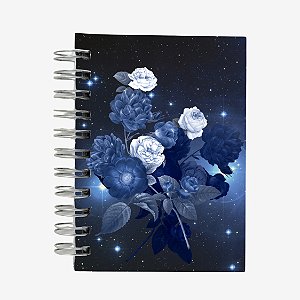 Caderno Wire-o “Flores Galácticas”
