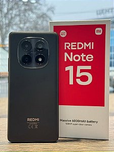 Redmi Note 15 preto 256GB / 8GB RAM