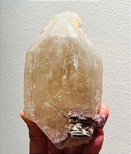 Citrino com Lepidolita