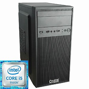 Computador Crystal Intel I5-3470, Memória 4GB, SSD 120 GB