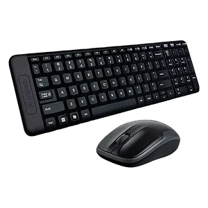 Teclado e Mouse Sem Fio Logitech MK220, Compacto, ABNT2, 920-004431