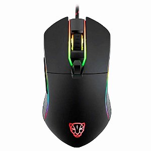 Mouse Gamer Motospeed V30, LED RGB, 7000 DPI, 6 Botões, Preto