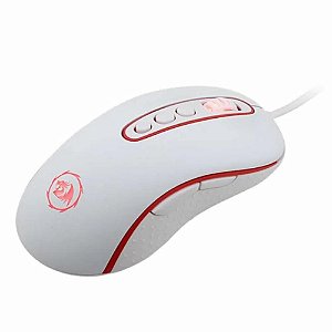 Mouse Gamer Redragon Phoenix Lunar White, RGB, 4000DPI, 9 Botões, White, M702W-1