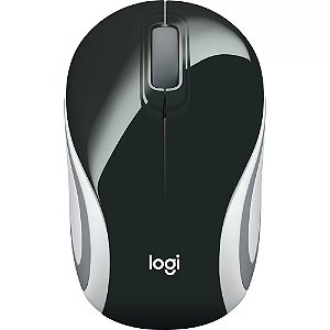 Mouse Sem fio M190, Azul/Pto logitech - Central das impressoras