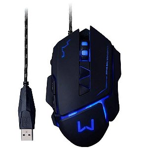 Mouse USB Multilaser Gamer Warrior MO261 Preto