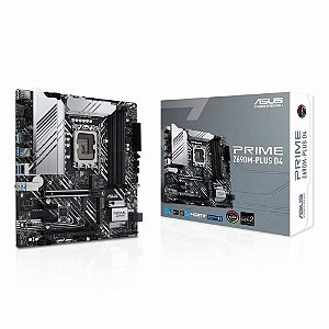 Placa Mãe Asus Prime Z690M-Plus D4 LGA 1700 12 Geração DDR4