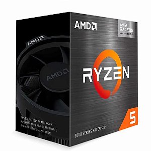 Processador AMD Ryzen 5 5600G, 3.9GHz, 4.4GHz Max Turbo, 6 Cores, 12 Threads, 19MB Cache, AM4, Vídeo Integrado, 100-100000252BOX