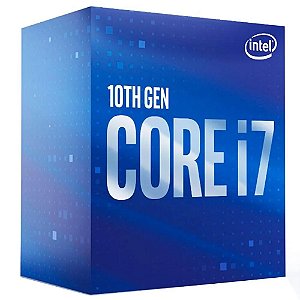 Processador Intel Core i7 10700, 10ª Geração, 2.90GHz, 4.70GHz Turbo, 8 Cores, 16 Threads, 16 MB Cache, LGA 1200, BX8070110700