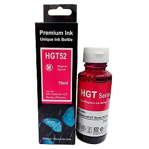 Refil Compatível HP GT52 Magenta 70 Ml