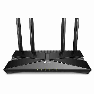 Roteador Tp-Link Archer AX50 WiFi 6 Dual Band Gigabyte AX3000, 2402Mbps em 5Ghz, Preto Archer AX50