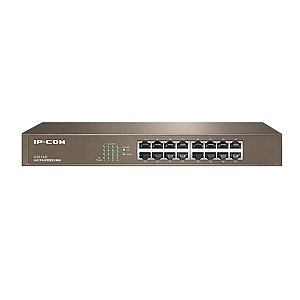 Switch IP-COM G1016D Gigabit de 16 Portas, Conectividade de Alta Velocidade