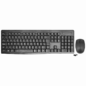 Teclado e Mouse Sem Fio K-Mex KA-6028 + MA-A733