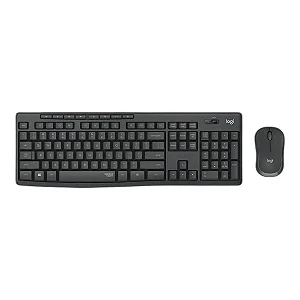 Combo Teclado e Mouse sem fio Logitech MK295, Digitação e Clique Silencioso, Teclas de Mídia, Conexão USB, Pilhas Inclusas, ABNT2, 920-009793
