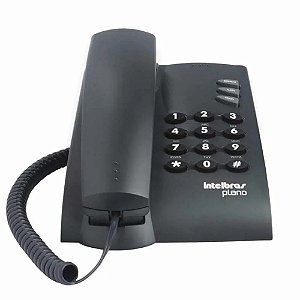 Telefone Com Fio Intelbras Pleno Preto