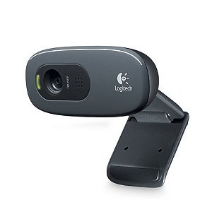 Webcam HD Logitech C270, Microfone Embutido, 720p, 30 FPS, USB 2.0 - 960-000694