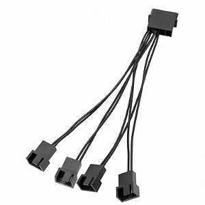 Cabo de Energia Molex 4 Saidas para Cooler