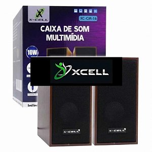 Caixa de Som X-Cell XC-CM-16 10 Watts Marrom