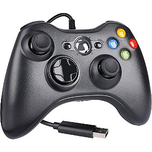 Controle PC e Xbox 360 Com fio USB