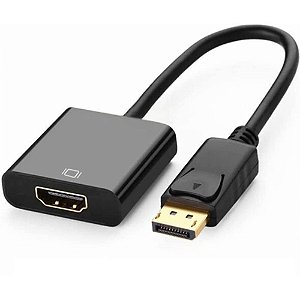 Conversor Displayport Macho para HDMI Femea