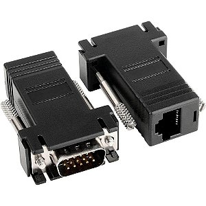 Conversor VGA Macho Para RJ45 Fêmea