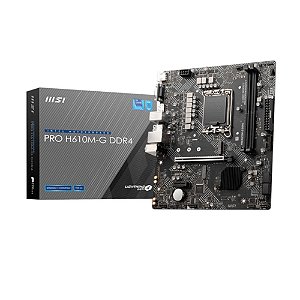 Placa Mãe MSI Pro H610M-G LGA 1700 12 Geração