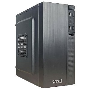 Computador Crystal Intel Core i3 12100, Memória 8GB, SSD 240GB SATA