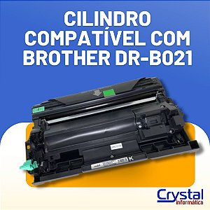 Cilindro Compatível com Brother DR-B021, DCP-B7520DW, DCP-B7535DW, 12000 Páginas