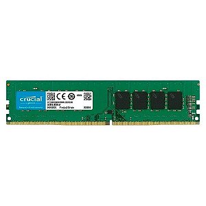 Memória 8GB DDR4 2666 MHz Crucial CB8GU2666