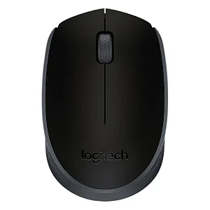 Mouse Sem Fio Logitech M170 Preto, Ambidestro, Compacto, Pilha Inclusa, 910-004940