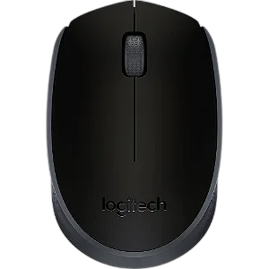 Mouse Sem Fio Logitech M170 Preto, Ambidestro, Compacto, Pilha Inclusa, 910-004940