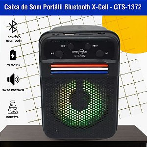 Caixa de Som Portátil Bluetooth 5W X-Cell - GTS-1372