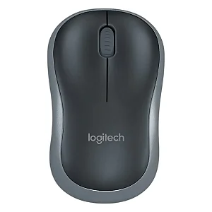 Mouse Sem Fio Logitech M185 Cinza, Design Ambidestro, Compacto, Pilha Inclusa, 910-002225