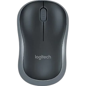 Mouse Sem Fio Logitech M185 Cinza, Design Ambidestro, Compacto, Pilha Inclusa, 910-002225