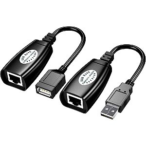 Extensor USB Via Cabo de Rede
