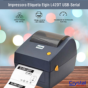 Impressora Etiqueta Elgin L42DT USB-Serial
