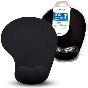 Mouse Pad Ergonõmico Com Apoio de Punho EXBOM - MP-AU2319A
