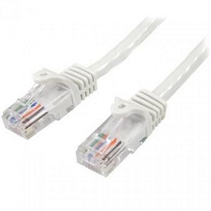 Cabo de rede Cat6 5 metros Branco Pluscable