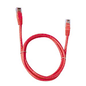 Patch Cord cat 6 Vermelho Pluscable PC-ETH6U50RD 5 Metros